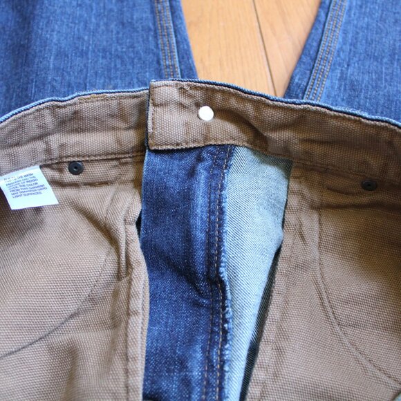 New NWOT Duluth Trading Flex Ballroom Men's Jeans Denim Regular Straight 34x30 - Picture 5 of 6